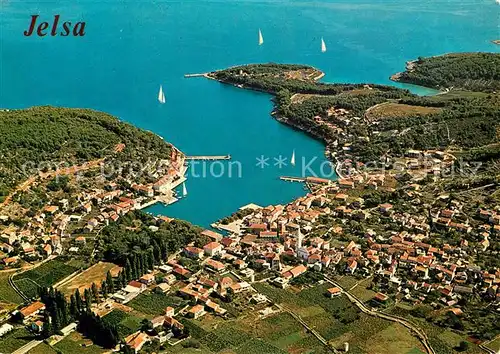 AK / Ansichtskarte Jelsa_Kroatien Fliegeraufnahme Jelsa Kroatien