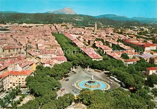 AK / Ansichtskarte Aix en Provence Fliegeraufnahme La Cite du Roy Rene Aix en Provence