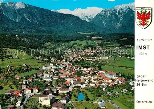 AK / Ansichtskarte Imst_Tirol Fliegeraufnahme gegen Heiterwand Imst_Tirol