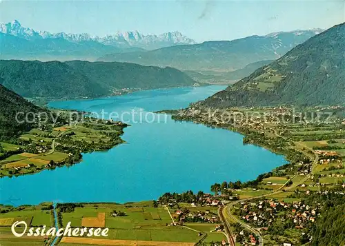 AK / Ansichtskarte Ossiachersee Fliegeraufnahme mit Julische Alpen Steindorf Stiegl Bodensdorf Ossiachersee