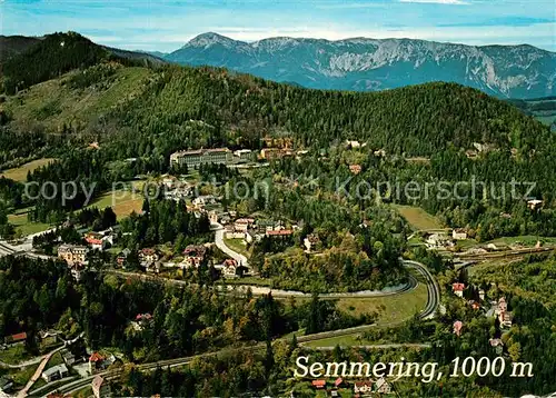 AK / Ansichtskarte Semmering_Niederoesterreich Fliegeraufnahme Semmering