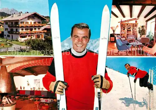 AK / Ansichtskarte Kitzbuehel_Tirol Haus Toni Sailer Halle Bar Kitzbuehel Tirol