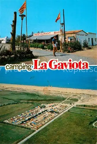 AK / Ansichtskarte Sant_Pere_Pescador Camping La Gaviota Fliegeraufnahme Sant_Pere_Pescador