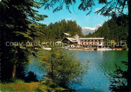 AK / Ansichtskarte Lienz_Tirol Hotel Tristachersee gegen Schleinitz Lienz Tirol