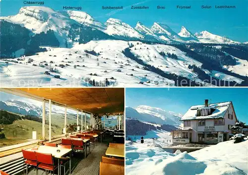 AK / Ansichtskarte Wildhaus_SG Cafe Bellevue Hotel Garni Wildhaus SG