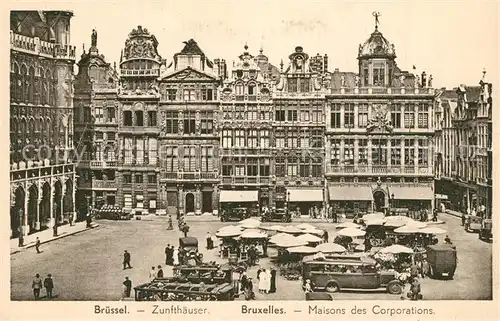 AK / Ansichtskarte Bruxelles_Bruessel Maisons des Corporations Zunfthaeuser Bruxelles_Bruessel