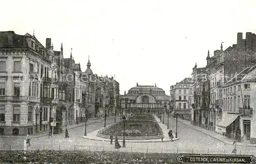 AK / Ansichtskarte Ostende_Oostende Avenue du Kursaal 