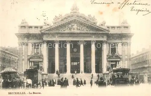 AK / Ansichtskarte Bruxelles_Bruessel La Bourse Bruxelles_Bruessel