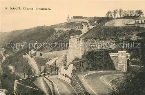 AK / Ansichtskarte Namur_Wallonie Citadelle Promenades Namur Wallonie