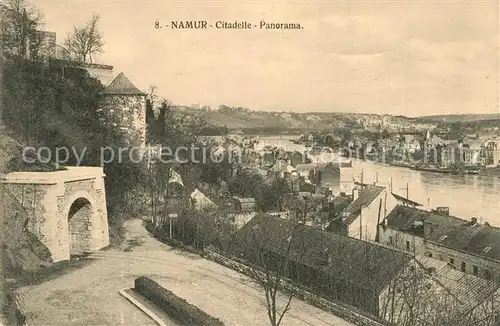 AK / Ansichtskarte Namur_Wallonie Citadelle vue sur la Meuse et la ville Namur Wallonie