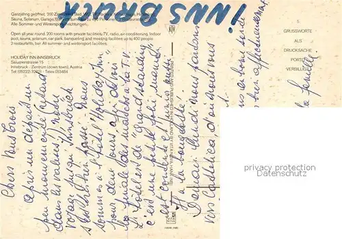 AK / Ansichtskarte Innsbruck Holiday Inn Innsbruck