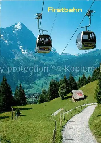 AK / Ansichtskarte Grindelwald Firstbahn Eiger  Grindelwald