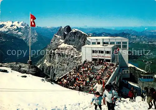 AK / Ansichtskarte Engelberg_OW Bergstation Klein Titlis  Engelberg OW