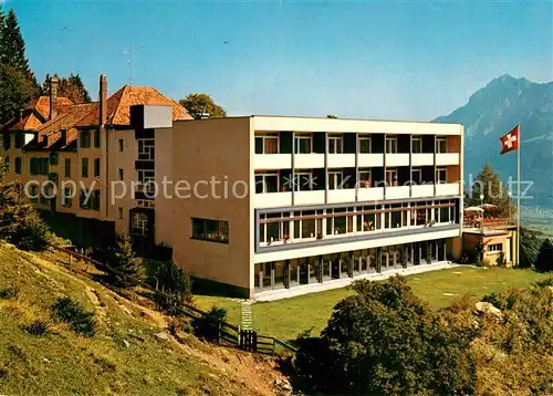 AK / Ansichtskarte Oberschan Kur  und Ferienhotel Alvier Oberschan