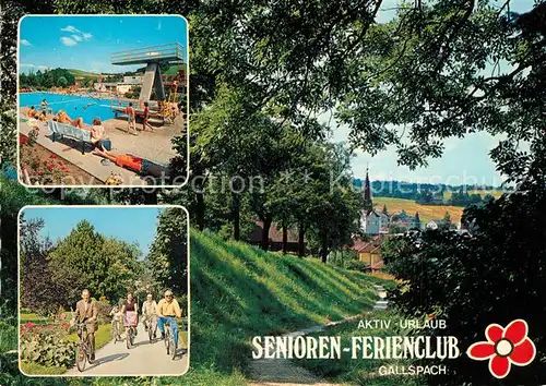 AK / Ansichtskarte Gallspach Senioren Ferienclub Freibad Radtouren Wandern Gallspach