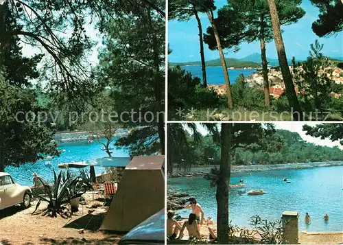 AK / Ansichtskarte Mali_Losinj Autocamp Cikat Campingplatz Badestrand Mali Losinj