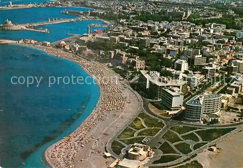 AK / Ansichtskarte Rhodos_Rhodes_aegaeis Fliegeraufnahme Rhodos_Rhodes_aegaeis