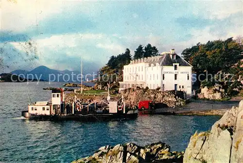 AK / Ansichtskarte Kyle_of_Lochalsh Lochalsh Hotel Bootsanleger 
