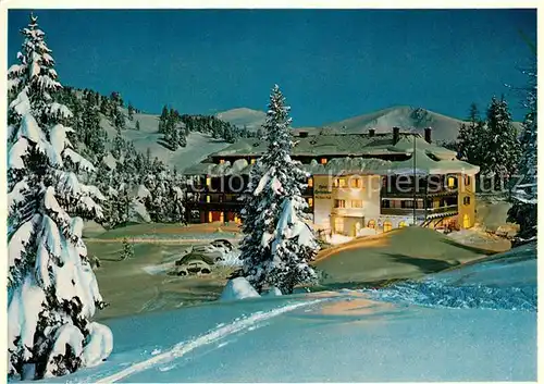 AK / Ansichtskarte Turracher_Hoehe Hotel Hochschober Winterlandschaft Alpen Turracher Hoehe