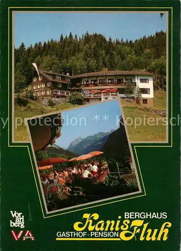 AK / Ansichtskarte Schnepfau_Vorarlberg Berghaus Kanisfluh Gasthof Pension Restaurant Schnepfau Vorarlberg