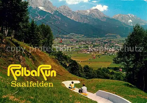 AK / Ansichtskarte Saalfelden_Steinernes_Meer RolbaRun Sommerrodelbahn Saalfelden_Steinernes