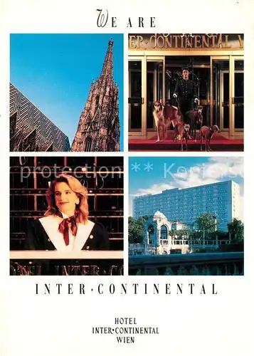 AK / Ansichtskarte Wien Hotel Intercontinental Stephansdom Wien