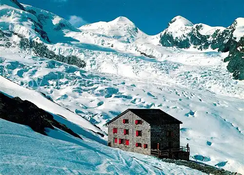 AK / Ansichtskarte Zermatt_VS Monte Rosa Huette Berghuette Walliser Alpen Zermatt_VS