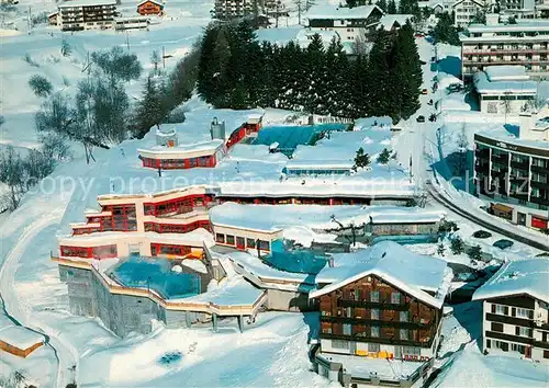 AK / Ansichtskarte Leukerbad Thermal Badecenter Fliegeraufnahme Leukerbad