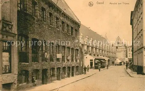 AK / Ansichtskarte Gand_Belgien Marche aux Tripes Gand Belgien