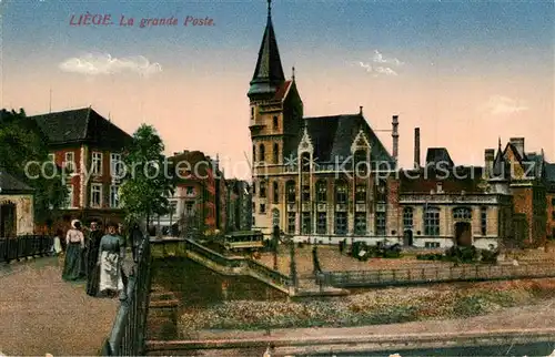 AK / Ansichtskarte Liege_Luettich La Grande Poste Liege Luettich