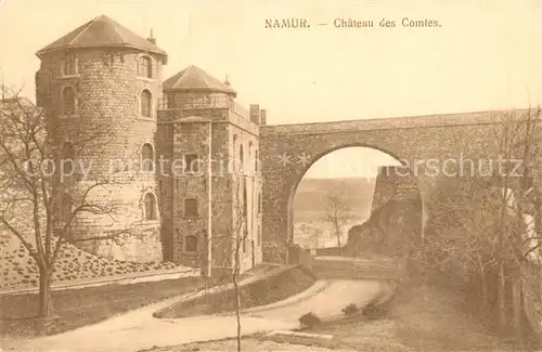 AK / Ansichtskarte Namur_Wallonie Chateau des Comtes Namur Wallonie