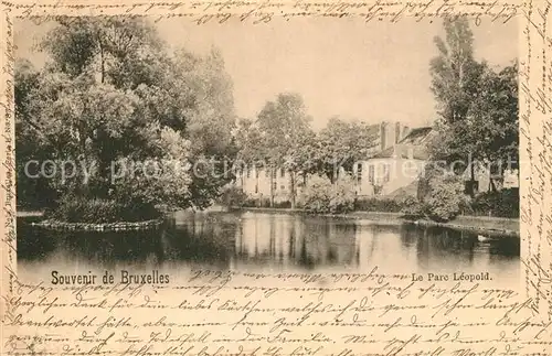 AK / Ansichtskarte Bruxelles_Bruessel Parc Leopold Bruxelles_Bruessel