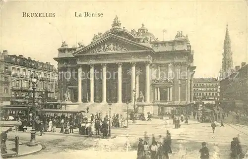 AK / Ansichtskarte Bruxelles_Bruessel La Bourse Boerse Bruxelles_Bruessel