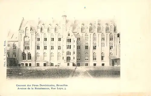 AK / Ansichtskarte Bruxelles_Bruessel Couvent des Peres Dominicains Avenue de la Renaissance Bruxelles_Bruessel