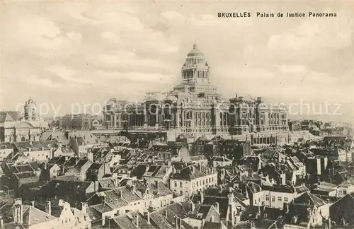 AK / Ansichtskarte Bruxelles_Bruessel Panorama de la ville Palais de Justice Bruxelles_Bruessel