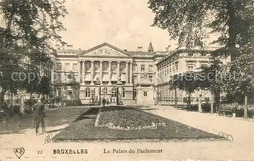 AK / Ansichtskarte Bruxelles_Bruessel Palais du Parlement Bruxelles_Bruessel