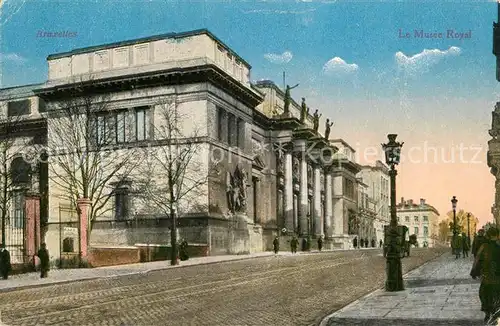 AK / Ansichtskarte Bruxelles_Bruessel Musee Royal Museum Bruxelles_Bruessel