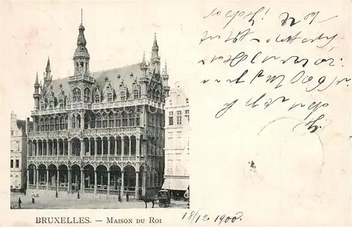 AK / Ansichtskarte Bruxelles_Bruessel Maison du Roi Bruxelles_Bruessel