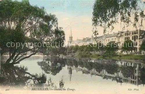 AK / Ansichtskarte Bruxelles_Bruessel Ixelles les Etangs Bruxelles_Bruessel
