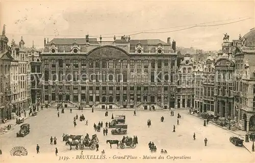 AK / Ansichtskarte Bruxelles_Bruessel Grand Place Maison des Corporations Bruxelles_Bruessel