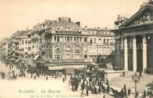 AK / Ansichtskarte Bruxelles_Bruessel La Bourse Boerse Bruxelles_Bruessel