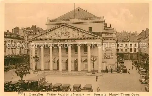AK / Ansichtskarte Bruxelles_Bruessel Theatre Royal de la Monnaie Bruxelles_Bruessel