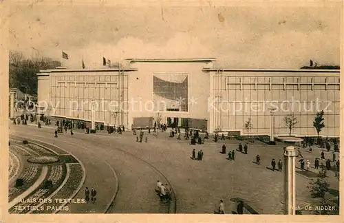 AK / Ansichtskarte Bruxelles_Bruessel Exposition International Palais des Textiles Bruxelles_Bruessel