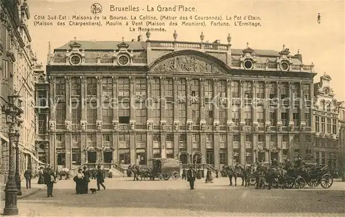 AK / Ansichtskarte Bruxelles_Bruessel Grande Place Bruxelles_Bruessel