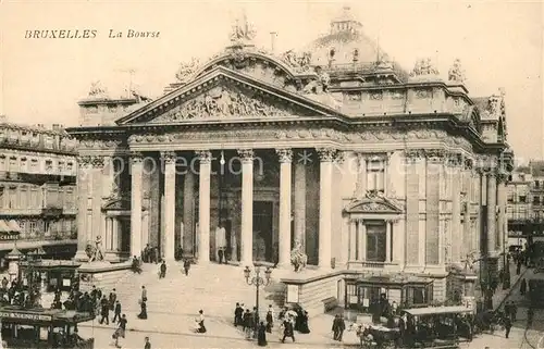 AK / Ansichtskarte Bruxelles_Bruessel La Bourse Boerse Bruxelles_Bruessel
