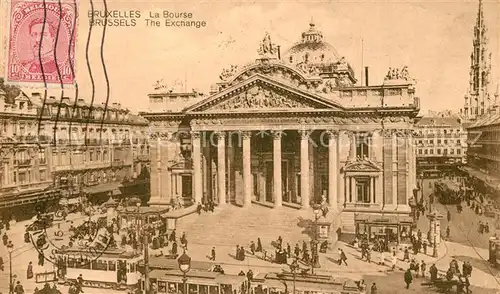 AK / Ansichtskarte Bruxelles_Bruessel La Bourse Boerse Bruxelles_Bruessel