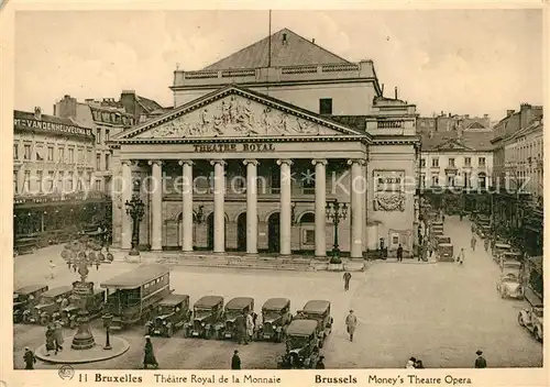 AK / Ansichtskarte Bruxelles_Bruessel Theatre Royal de la Monnaie Bruxelles_Bruessel