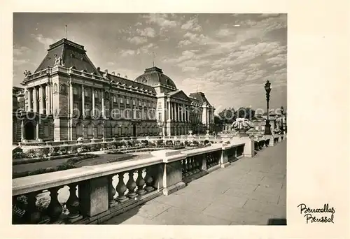 AK / Ansichtskarte Bruxelles_Bruessel Palais Royale Koeniglicher Palast Bruxelles_Bruessel
