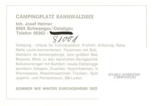 AK / Ansichtskarte Schwangau Campingplatz am Bannwaldsee Bergbahn Alpenpanorama Schloss Fliegeraufnahme Schwangau