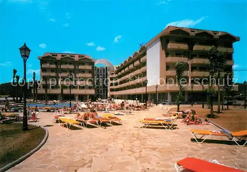 AK / Ansichtskarte Santa_Susana Hotel Florida Park Swimming Pool Santa Susana